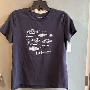 Talbots fish tee Les Poissons